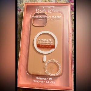 Magnetic IPhone case 
Mag safe compatible 
For iPhone 15, 14, 13
